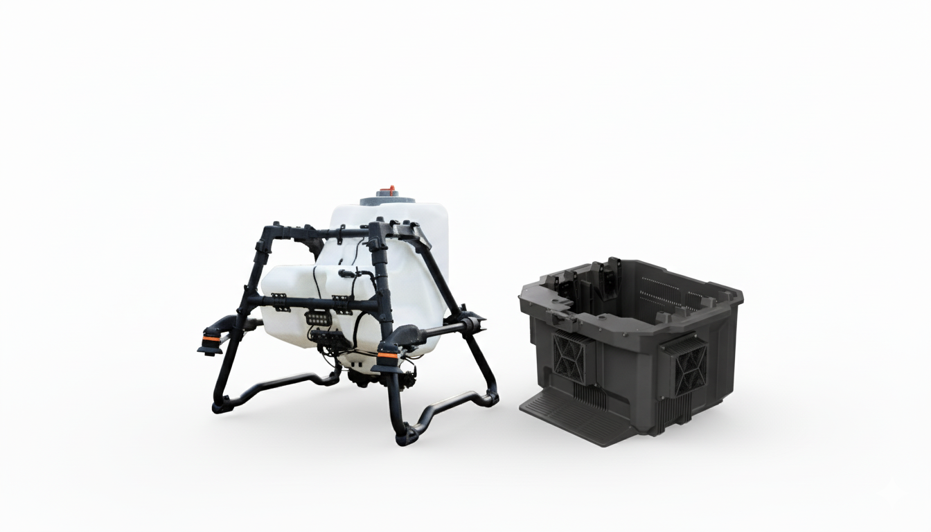 DJI Agras T100 - Spraying System with Air-Cooled Heat Sink